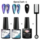 Набор лаков для ногтей MEET ACROSS, 4 шт., Гель-лак для ногтей с эффектом кошачий глаз, 6 мл, полуперманентный гибридный УФ-гель для дизайна ногтей