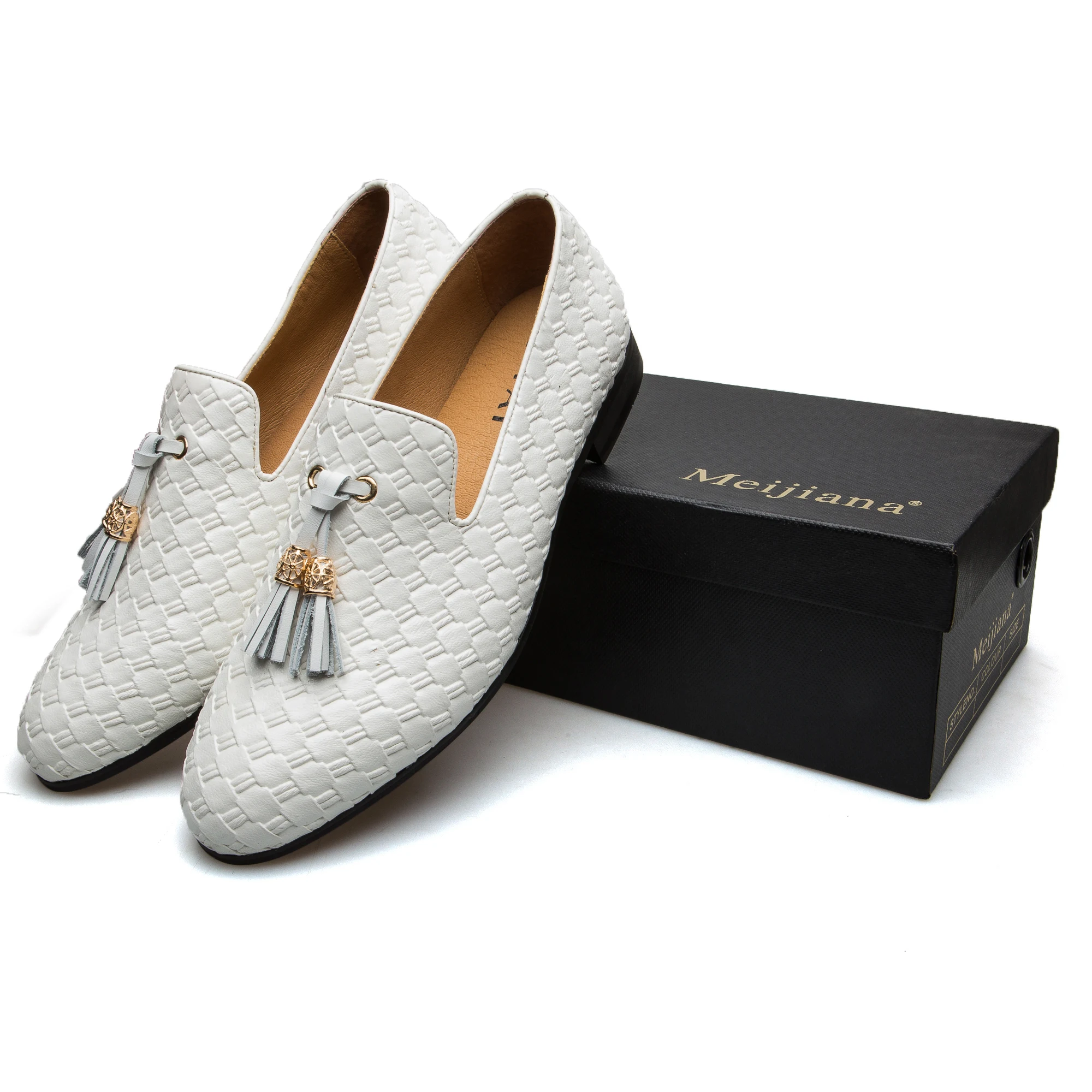 MEIJIANA Loafers Flats Brand Men Casual Luxury Shoes BV Comfortable New Men's Breathable Wedding | Обувь