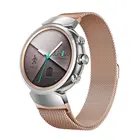 Лучший браслет Миланская петля для Asus Zenwatch 3 Магнитный всасывающий сменный Браслет аксессуары для часов черныйсеребристыйзолотистый