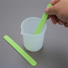Точные весы 100 мл, силиконовый мерный стакан, чашка для смешивания, перемешивающий стержень, подходит для смолы, антипригарный стакан, инструмент для клея C7AE