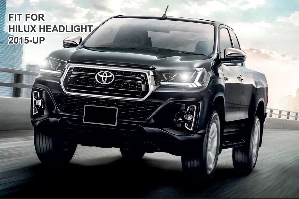 Vland factory for car headlight for Hilux headlight full led for Revo head lamp