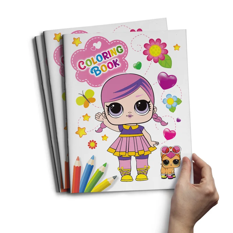

The Picture Knowledge Enlightenment Book Early Education Children Cute Coloring Draw Books Children Puzzle Hand-Painted Graffiti