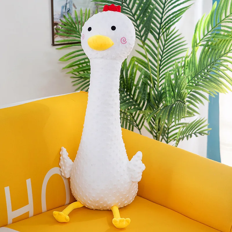 65-120 см Огромный Размер лежачие игрушки кавайное животное гусиный коврик подушка