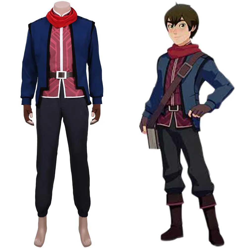 

The Dragon Prince-Callum Cosplay Costume Coat Uniform Outfits Halloween Carnival Suit
