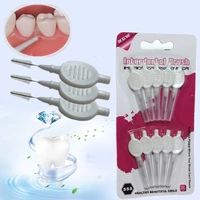 10pcs interdental brush oral hygiene dental floss soft plastic interdental brush toothpick healthy for teeth cleaning oral care