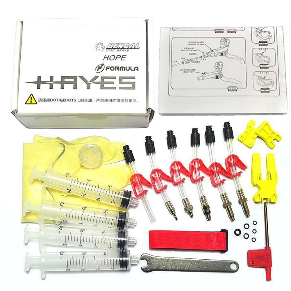

Bike Bicycle Hydraulic Disc Brake Bleed Tool Kit for AVID Sram For-mula Hayes Bicycle Accessories Replacement Parts