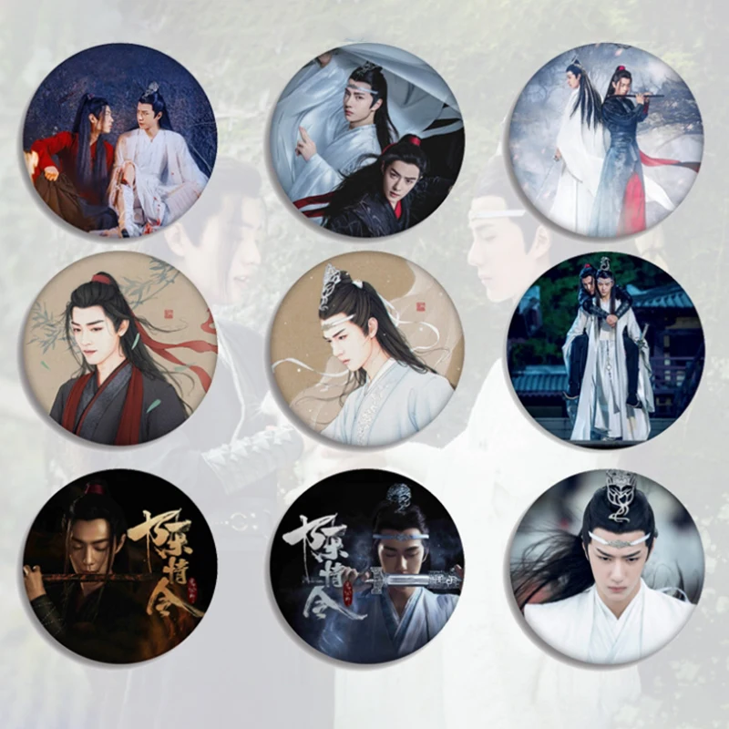

Chen Ling Brooch Xiao Zhan Wang Yi Bo Badge Accessories Clothing Hat Backpack The Untamed