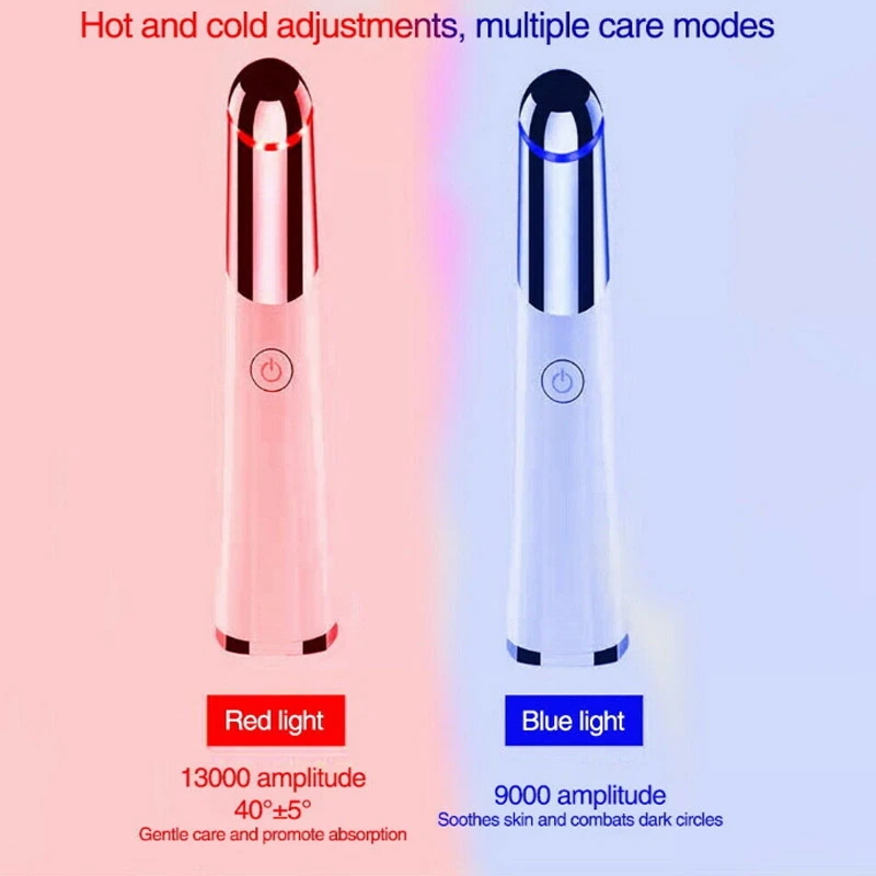 Электрический вибрирующий массажер для глаз с подогревом Соник снижение темные