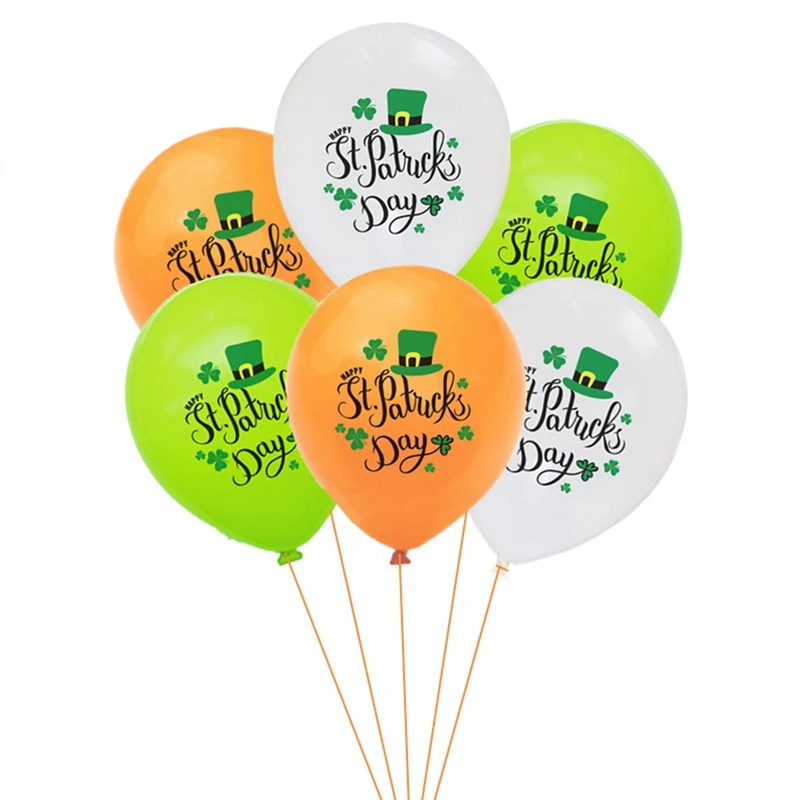 

St. Patrick'S Day Party Set Irish Beer Festival Balloon Decoration LUCKY Letter Banner Toppers Wrappers Party Supplies
