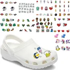 Подвески для обуви в виде собак, 6-24 шт.лот, ПВХ, авокадо, фрукты, цветок, украшение для обуви, медицинские аксессуары, кофейный кокос, подарок для детей