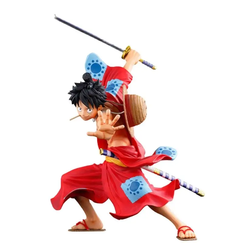 

19 см BANDAI ONE PIECE Аниме персонажи BWFC Обезьяна D. Luffy SMSP экшн ПВХ Коллекционная модель игрушки Аниме Фигурки игрушки для детей