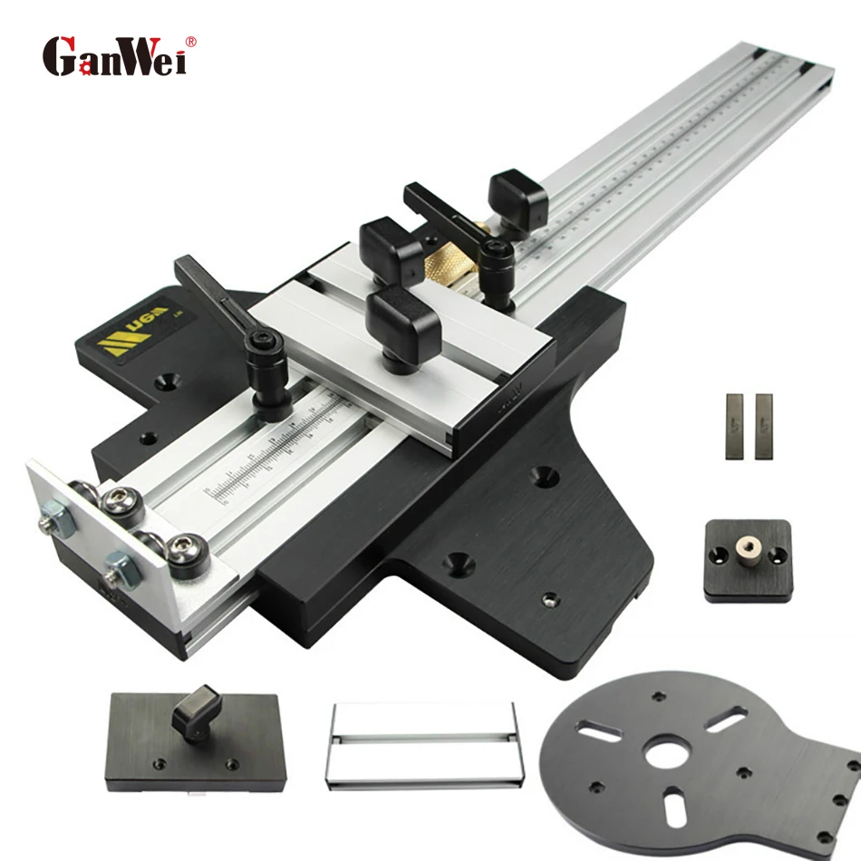 GanWei Router Electric Circular Saw Guide Rail Adjustable Engraving Machine Trimming Machine Accessories DIY Woodworking Tools