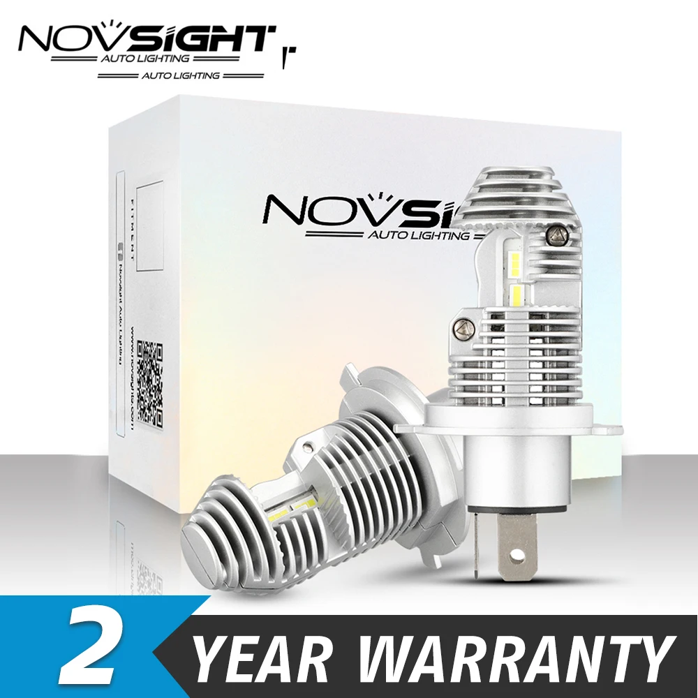 Novsight Автомобильные светодиодные фары H4 20 Вт 6000 лм светодиодсветодиодный K