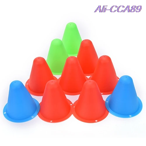 

10 Pcs/lot Mark Cup Skateboard Football Soccer Rugby Speed Fitness Equipment Drill Space Marker Cones Slalom for Roller Skating