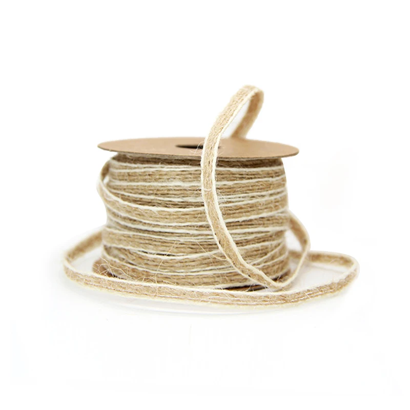 

10m Natural Jute Baker Twine Burlap String Hemp Rope Party Wedding Gift Wrapping Cords Thread DIY Scrapbooking Florists Craft