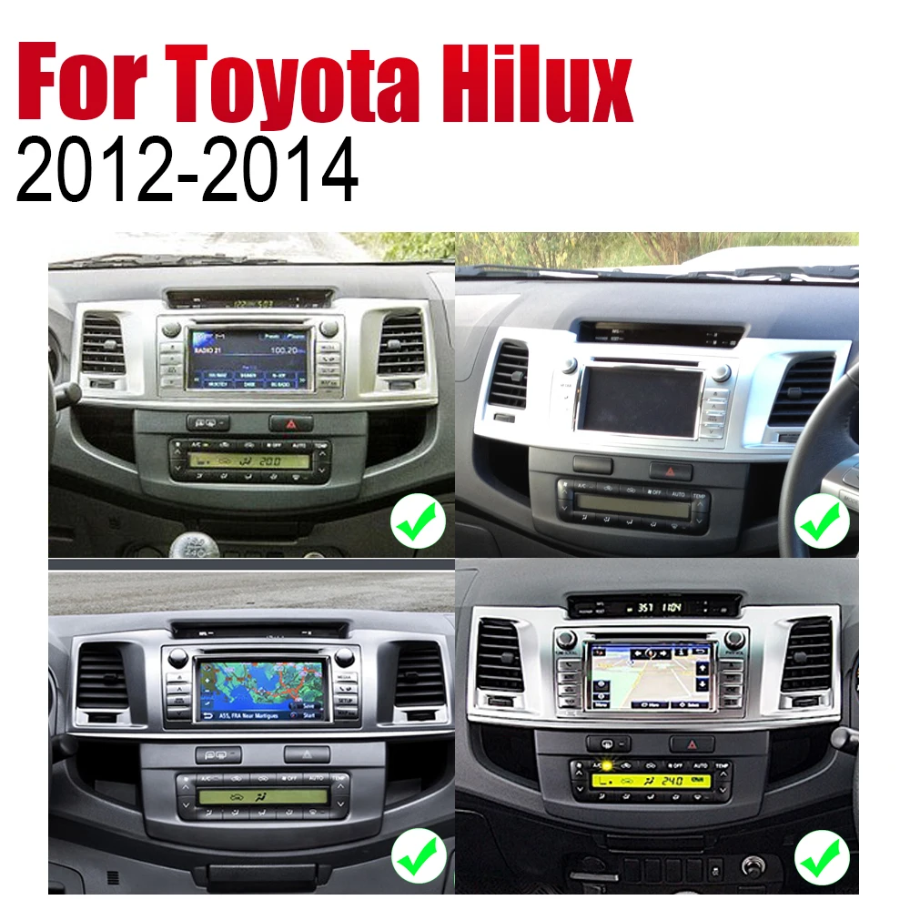 ZaiXi Android 2 Din Авто Радио DVD для Toyota Hilux 2012 ~ 2014 Автомобильный мультимедийный плеер GPS