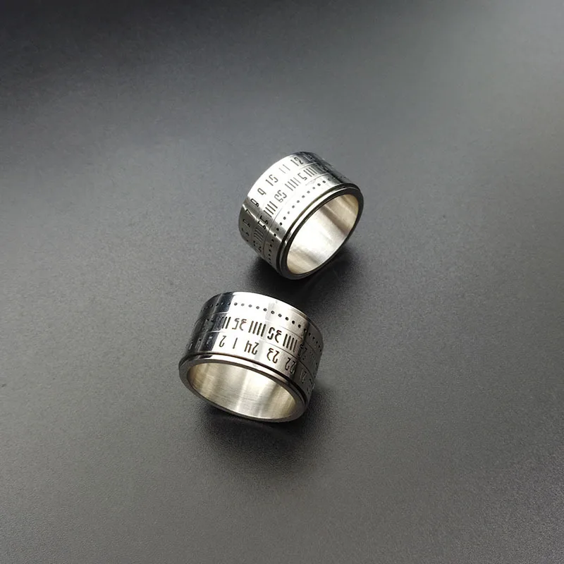 Мужское кольцо из титановой стали Hemiston модное нержавеющей в стиле панк-рок |