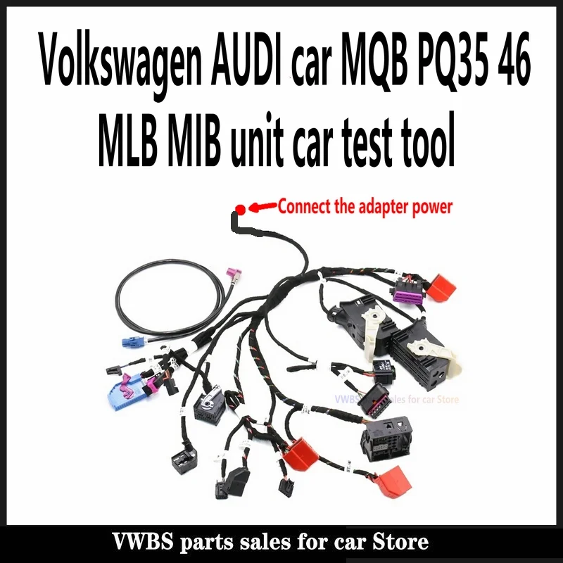 Для VW CAR MQB PQ35 46 MIB блок радио PDC модуль тестирование без автомобильных инструментов Рабочая платформа стандарт ЕС разъем
