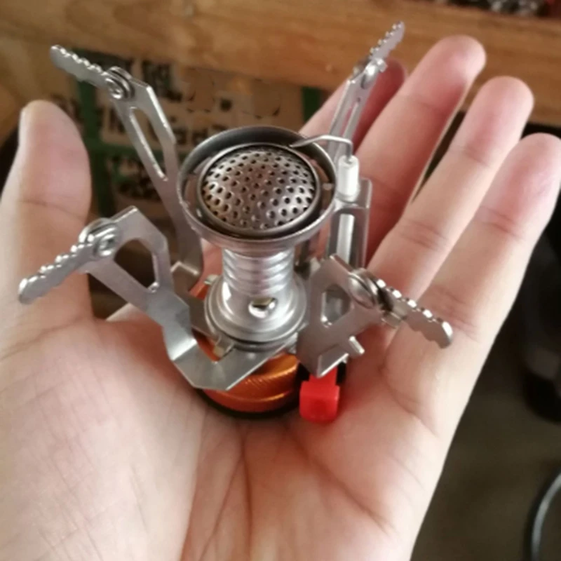 Встроенная мини-плита для пикника и кемпинга с электронным зажиганием