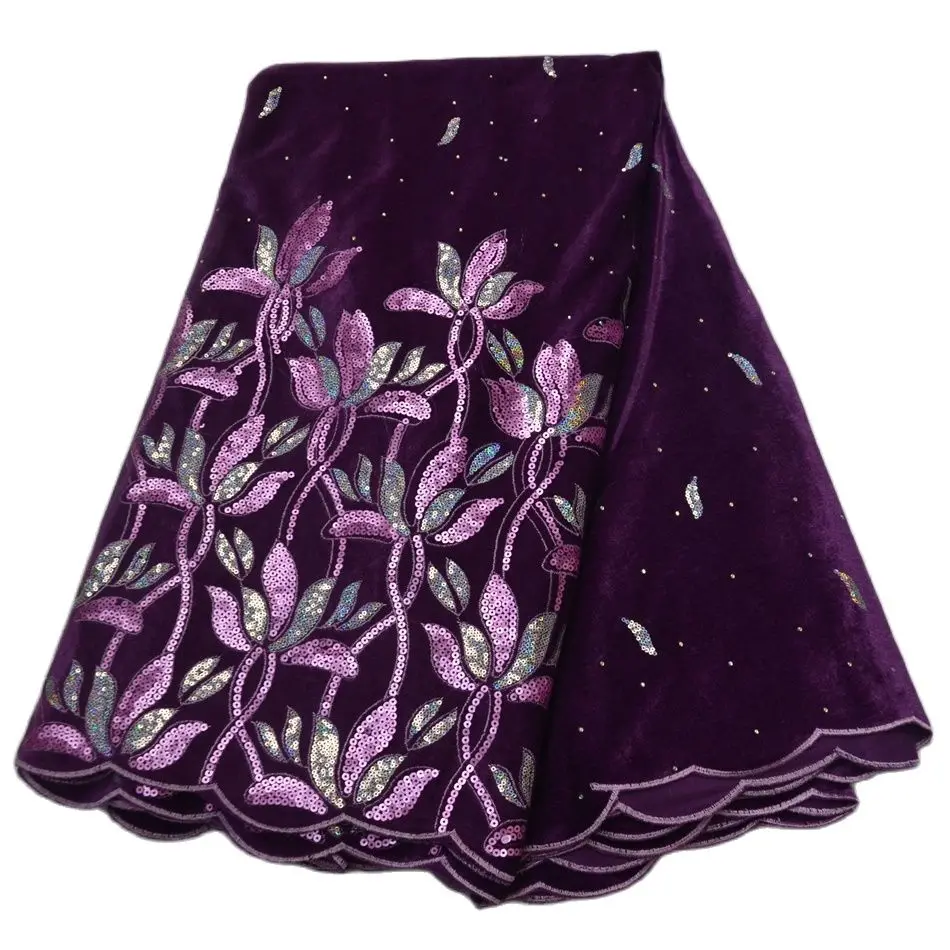 Нигерийская кружевная ткань 2021 красивая африканская Бархатная французская с
