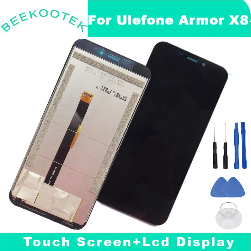 

Новый оригинальный Ulefone Armor X8 ЖК-дисплей + сенсорный экран протестированный ЖК-дигитайзер стеклянная панель Замена для телефона Ulefone Armor X8