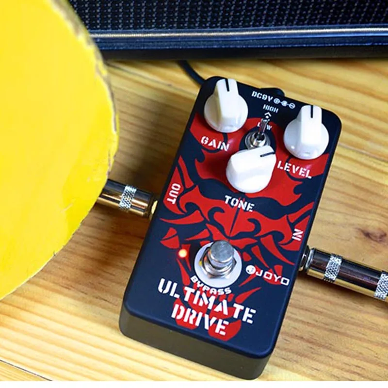 Хит! Педаль для гитары JOYO JF-02 Ultimate Drive с адаптером 9V1A и переключателем ног