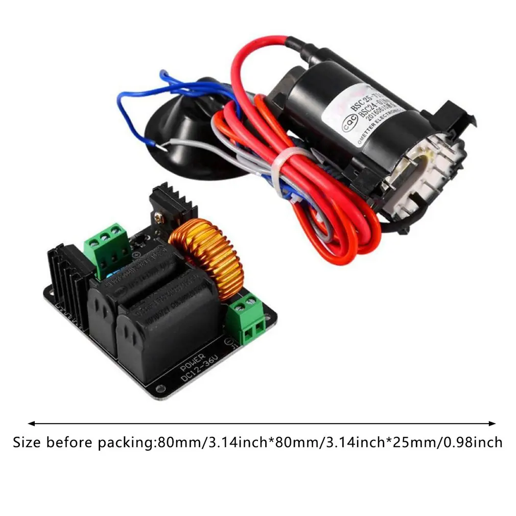 

High Voltage ZVS Tesla Coil Driver Board + Ignition Coil Flyback Driver For Sgtc /Marx Generator/jacob's Ladder 12-36V