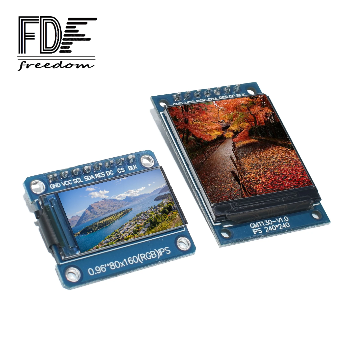 TFT-дисплей 0 96/1 3 1 44 дюймов IPS 7P SPI HD 65K полноцветный новый ЖК-модуль ST7735 Привод IC 80*160