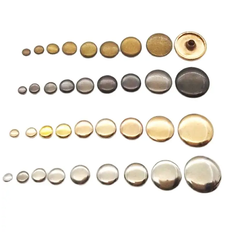 6 мм Высота круглая Шахматная Кнопка Кепка с заклепками шпилька для сумки шляпы