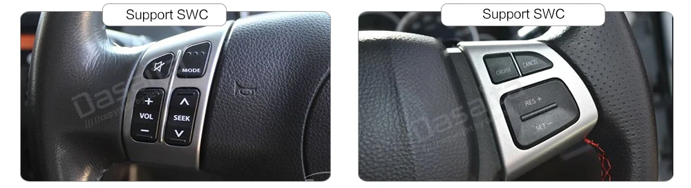Dasaita " Автомобильный Multimidia Android 9,0 для Suzuki Swift 2011 2012 2013 Bluetooth 1080p видео стерео автомобиля MAX6