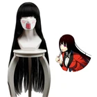 Аниме Kakegurui Jabami Yumeko черный длинный парик косплей термостойкие волосы + Бесплатный парик Кепка Вечерние Девушки Женщины реквизит