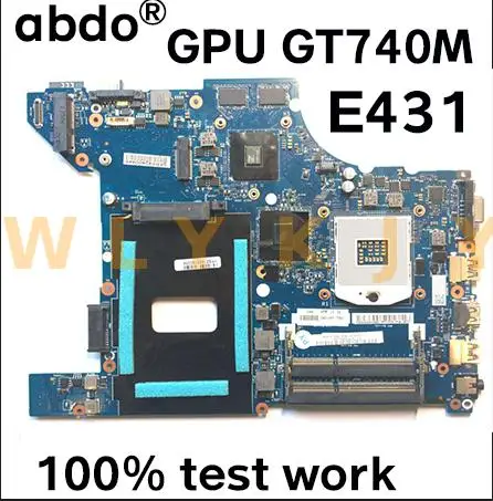 Фото VILE1 NM-A043 для Lenovo ThinkPad E431 материнская плата ноутбука HM77 GPU GT710M 100% тестовая работа FRU