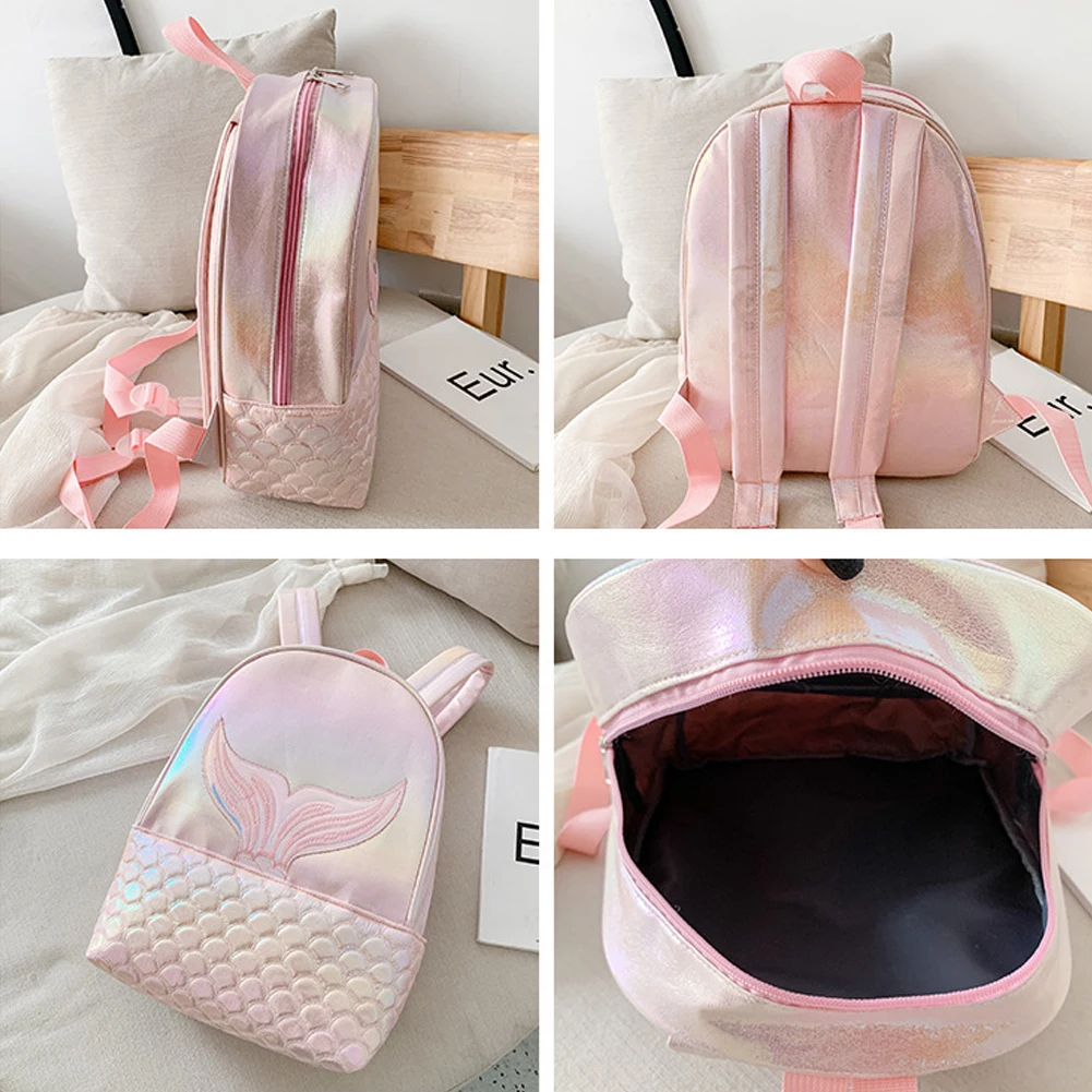 Новая мода Русалка лазерный блестящие цветные рюкзаки для женщин из