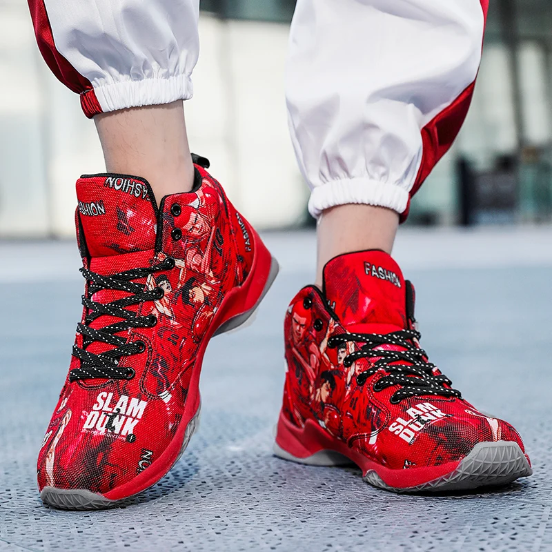 Мужская Баскетбольная обувь высокие баскетбольные кроссовки Профессиональные