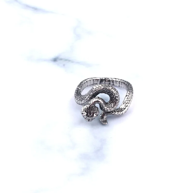 Fashion Vintage Snake Ring Set For Women Charms Joint Rings Design Men Jewelry Accessories Retro Animals Twist Bijoux | Украшения и