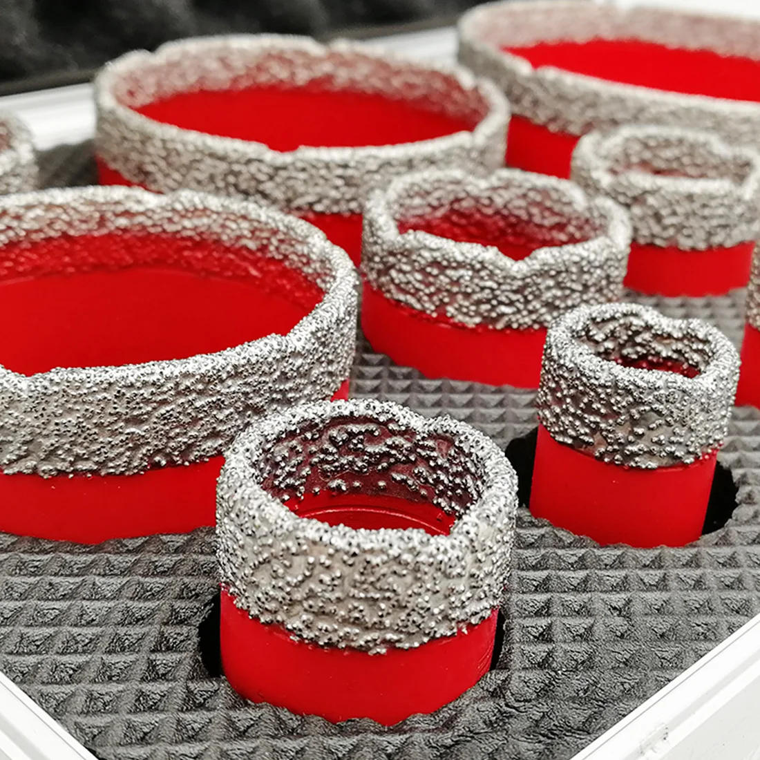 Алмазные коронки SHDIATOOL комплект из 13 предметов для вакуумного сверления с