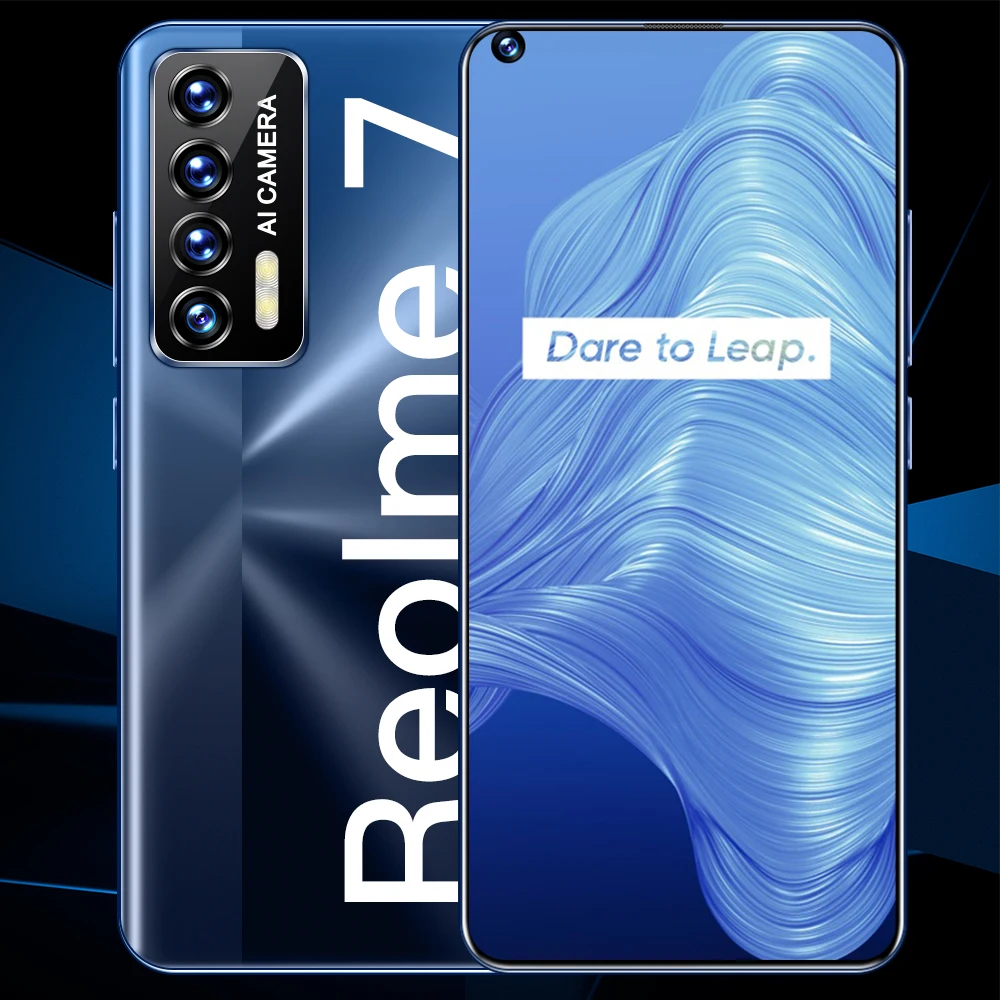 

Global Reolme 7 Digging Screen 7.3 Inch 12GB+512GB Deca Core 32+50MP Mobile Phones Face Unlock 6000mAh Smart Phone Qualcomm 888