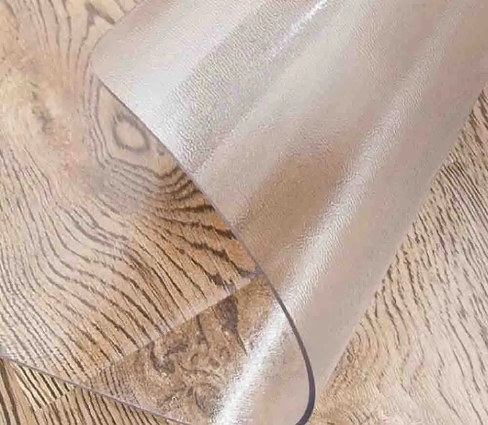 Пользовательский толщиной 1 мм матовый прямоугольный прозрачный ПВХ чехол для