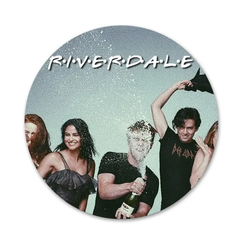 Американский ТВ ривердейл значок на булавке декоративные Броши Металлические
