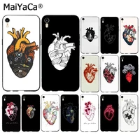maiyaca medical human organs brain meridian kidney heart art phone case for iphone 13 11 pro xs max 8 7 6 6s plus x 5 5s se xr