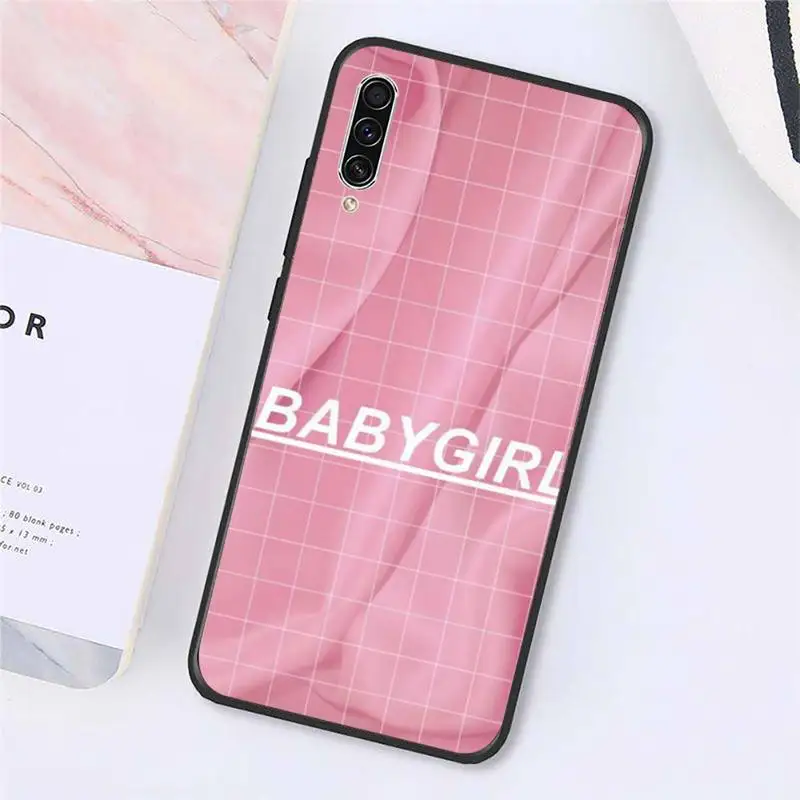 

Letter BABY Babe pattern Phone Case For Samsung galaxy A S note 10 7 8 9 20 30 31 40 50 51 70 71 21 s ultra plus