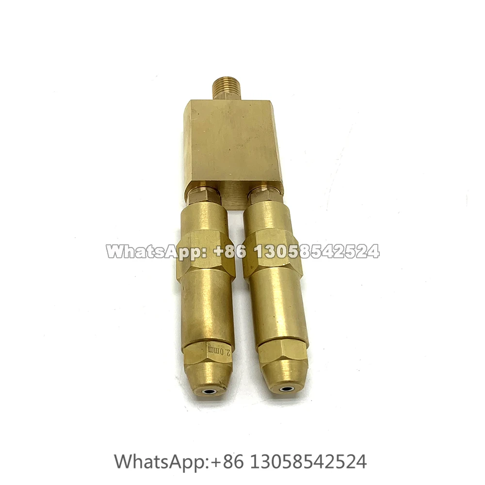 Dual Siphon Used Oil Burner Injector Nozzle with Double Base Delavan Fuel Mist | Дом и сад