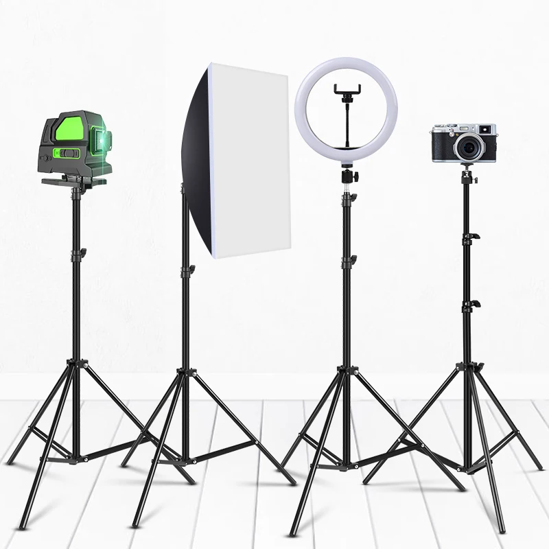 Yizhestudio 1 м/1 6 м алюминиевый штатив Heigth с винтом 1/4 для Gopro Xiaomi Huawei Phone Live фотография