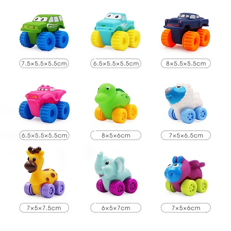 

Soft Rubber Car Crawling Car Bathing Water Puzzle Children'S Toys