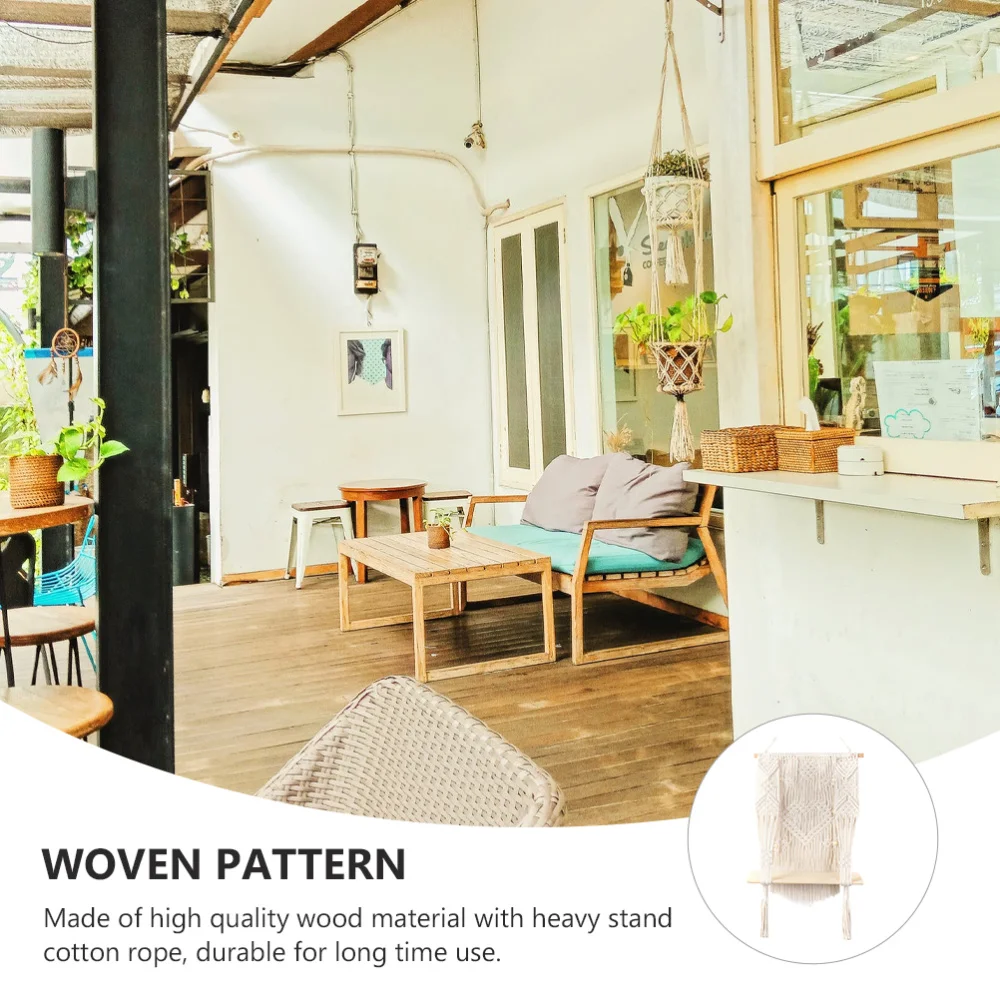 1 шт. в богемном стиле тканые стеллажи для выставки товаров Гостиная настенные