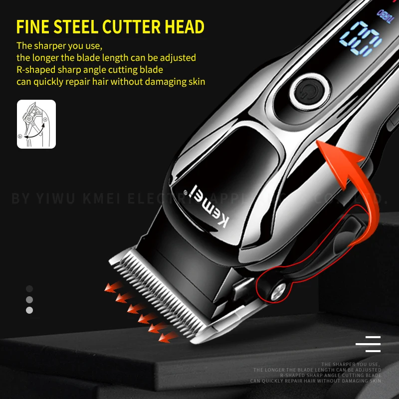 

Barber shop hair clipper professional hair trimmer for men beard electric cutter hair cutting machine haircut cordless corded