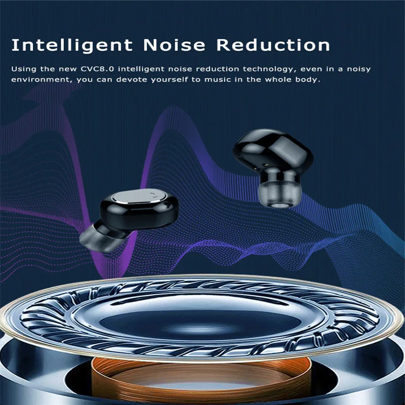 M8W светодиодный цифровой Дисплей наушники вкладыши TWS с Беспроводной сенсорный