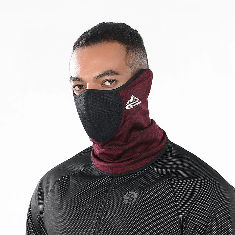 

Running Bike Fishing Warm Face Mask Scarf Headwear Cycling Bandana Hiking Gaiter Sport Half Colors Outdoor Mask 5 Neck Cover Fis