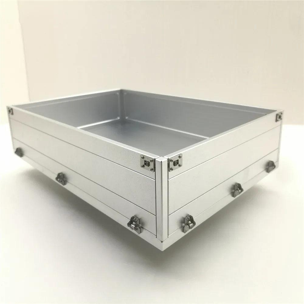 

Heavy Duty 8X8 Metal Bucket Container for Tamiya 1/14 56360 RC Truck Trailer Tractor Modification Parts