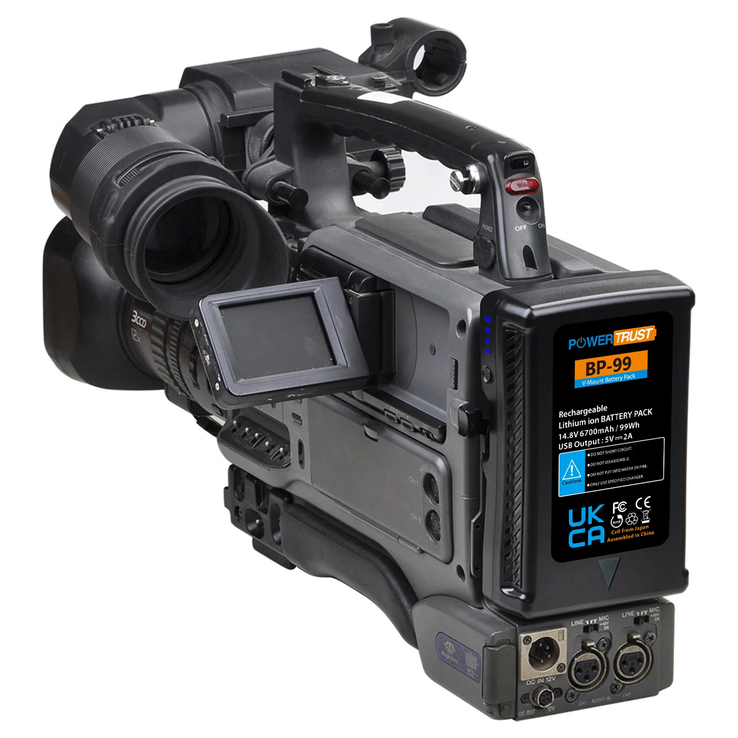 Аккумулятор BP-99 емкостью 99 Втч для Sony HDW-800P PDW-850 DSR-250P DSR-600P DSR-650P
